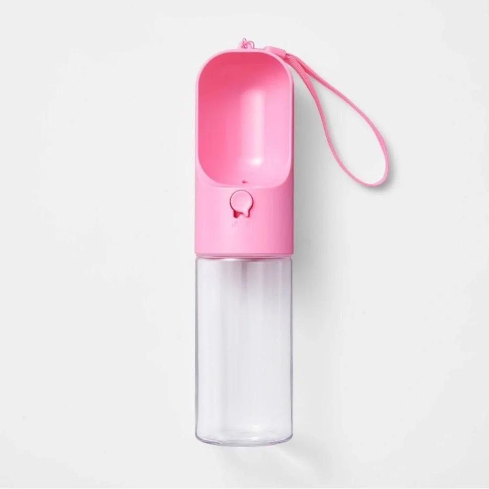 Dog Water Bottle - Pink - Sun Squad